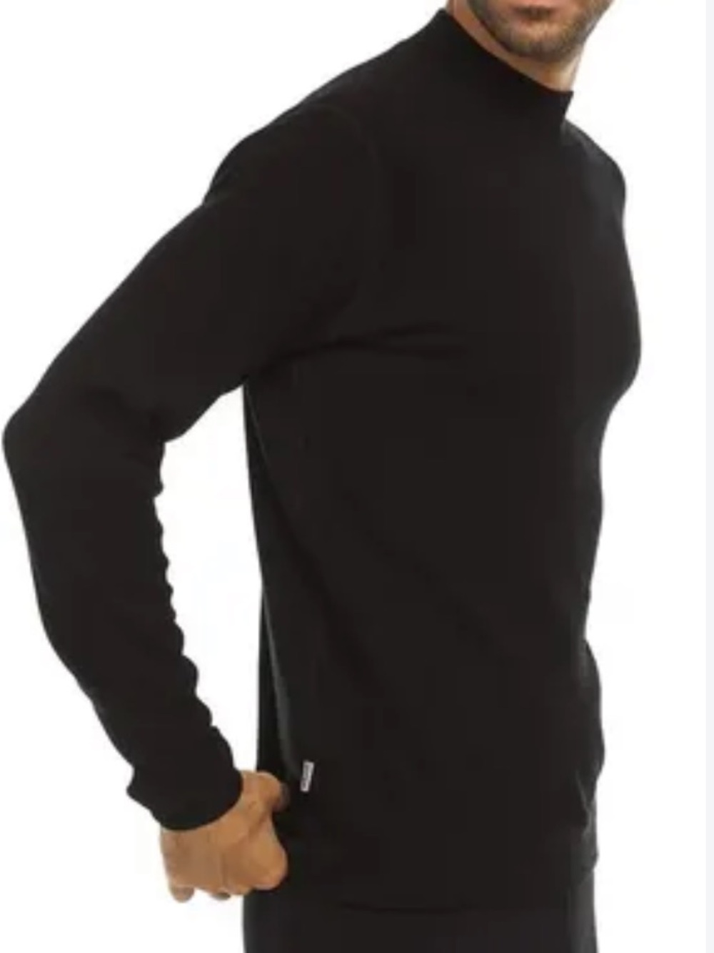 MINUS33 Rogers Merino Wool Mock Neck Midweight Thermal Long Sleeve Shirt sz M
